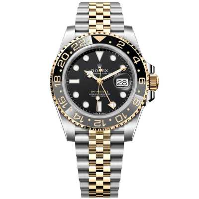 GMT-Master II 40mm Black Dial Grey Black Ceramic Bezel Stainless Steel and Yellow Gold