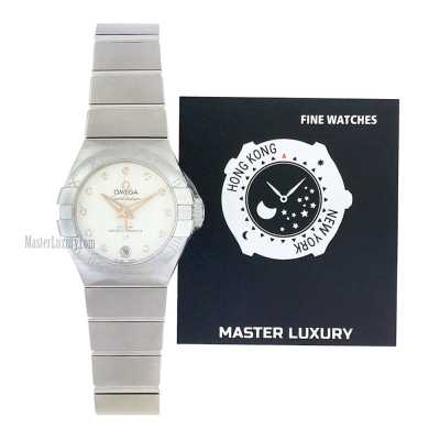 Constellation 27mm Silver Diamond Dial Stainless Steel 