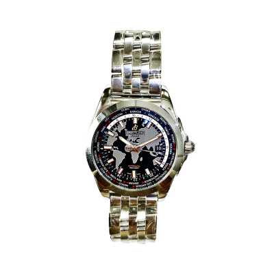 Breitling Galactic WB3510U4/BD94/375A Steel World Time Sophistication New