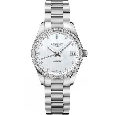 Longines Conquest L2.385.0.87.6 Steel Classic Diamond Excellence New