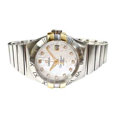 Omega Constellation 123.20.31.20.55.003 Steel Rose Gold Refined Design New
