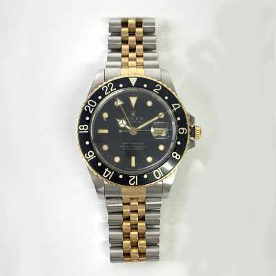 GMT-Master 40mm Black Nipple Dial Jubilee Bracelet Stainless Steel and Yellow Gold