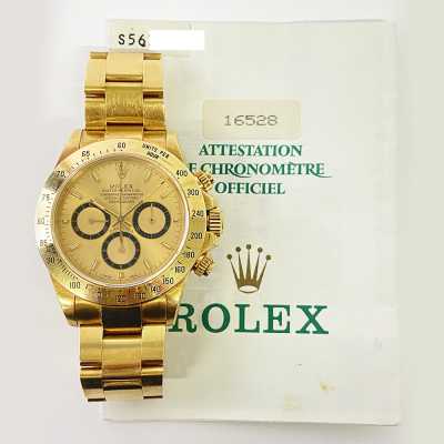 Cosmograph Daytona 40mm Champagne Dial Oyster Bracelet Yellow Gold