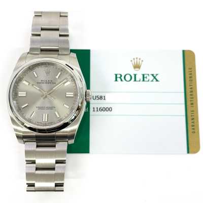 Oyster Perpetual 36mm Steel Dial Domed Bezel Stainless Steel