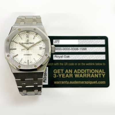 Royal Oak 37mm Automatic Silver Dial Stainless Steel