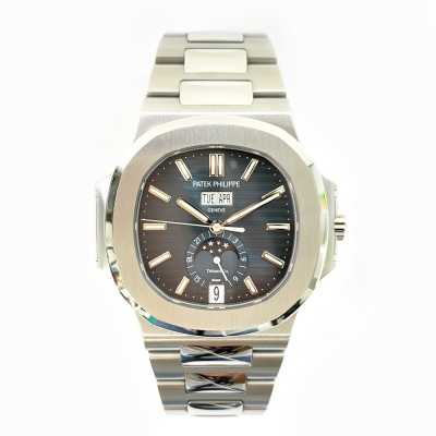 Nautilus 40mm Annual Calendar Moon Phases Stainless Steel Blue Tiffany Dial