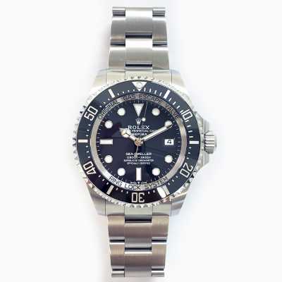 Sea-Dweller Deepsea 44mm Black Dial Black Ceramic Bezel Oyster Bracelet Stainless Steel