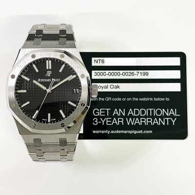 Royal Oak 41mm Automatic Black Dial Stainless Steel
