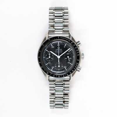 Omega Speedmaster Reduced reference 3510.5 steel compact chronograph with aluminum bezel pre-owned