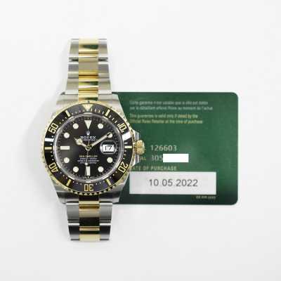 Rolex Sea-Dweller 126603 Steel Gold Professional Saturation Excellent Condition