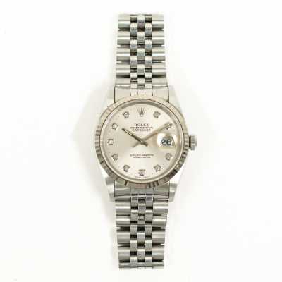 Rolex Day-Date 16234G Steel White Gold Two-tone Luxury Excellent Condition
