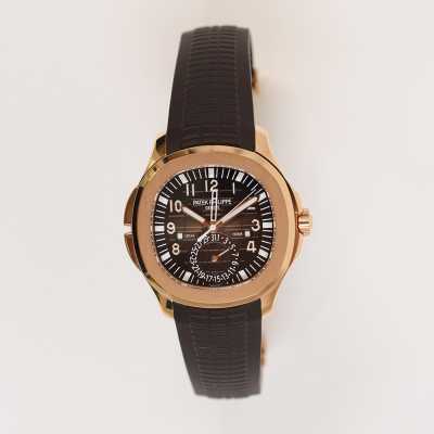Aquanaut Travel Time Selfwinding 40.8mm Rose Gold