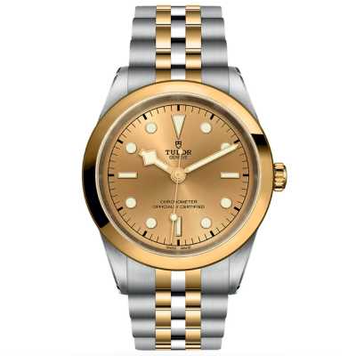 Tudor Black Bay One M79683-0005 Steel Gold Champagne Watch New
