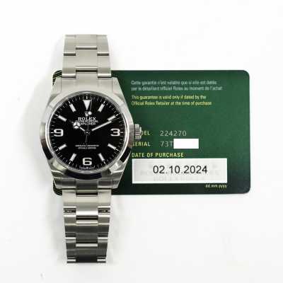 Rolex Explorer 224270 Steel 3-6-9 Character Like New Condition