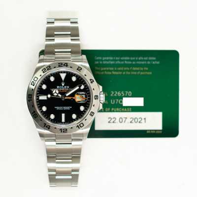 Rolex Explorer II 226570 Steel 24-Hour Functionality Excellent Condition
