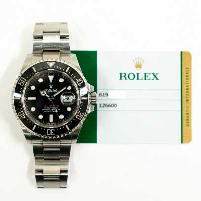Rolex 126600 Steel RED 50th Anniversary Professional Innovation Excellence Excellent Condition