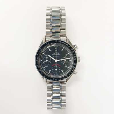 Speedmaster Reduced 39mm Stainless Steel Blue Tachymeter Bezel Date