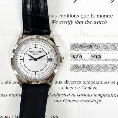  Calatrava 38mm White Gold, Self Winding