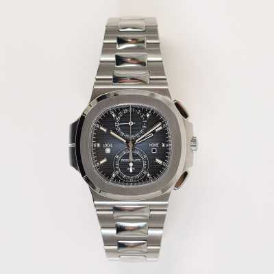 Nautilus Travel Time Flyback Chronograph selfwinding 40.5mm Stainless Steel