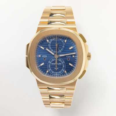 Nautilus Travel Time Flyback Chronograph 40.5mm Rose Gold Self-Winding