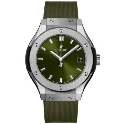 Hublot Classic Fusion 542.NX.8970.RX Titanium Green Swiss Innovation Excellent Condition