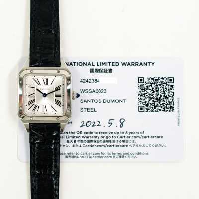 Cartier Santos-Dumont WSSA0023 Steel Roman Character Excellent Condition