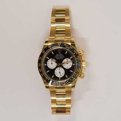 Daytona Yellow Gold Black Cerachrom Bezel 