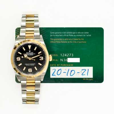 Rolex Explorer 124273 | Steel Yellow Gold Two-Tone Adventure