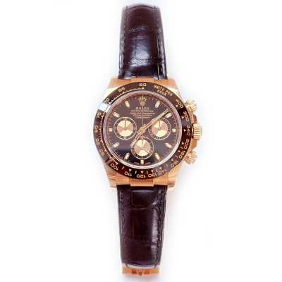 Rolex Daytona Rose Gold with Leather Strap Ref. 116515LN