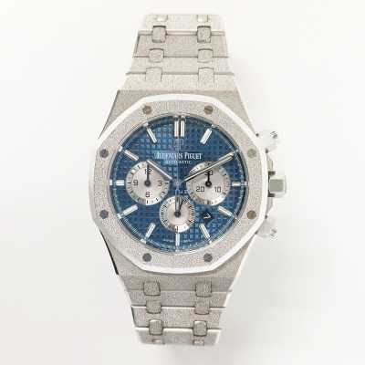 Royal Oak Chronograph 41mm Frosted White Gold Limited Edition 70