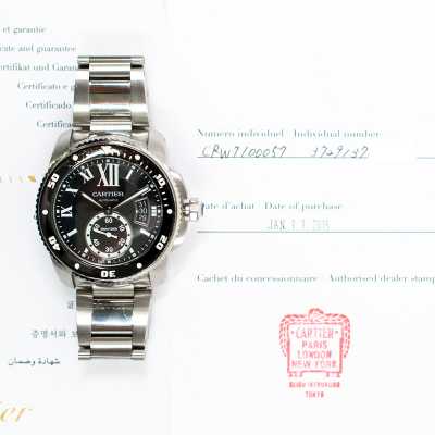 Cartier Calibre W7100057 Steel Professional Appeal Preowned