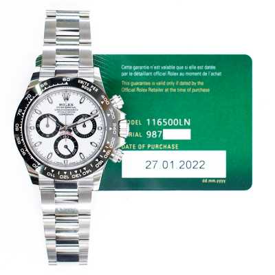 Rolex 116500LN Steel White Dial Ceramic Bezel