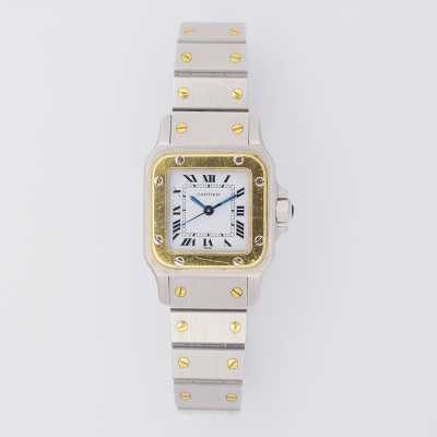 Cartier Santos Galbée W20012C4 Steel Gold Two-tone Luxury Excellent Condition