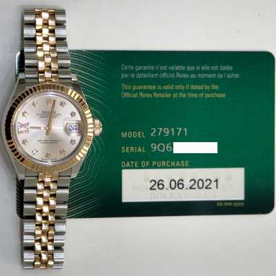 Lady Datejust 28mm Steel and Rose Gold