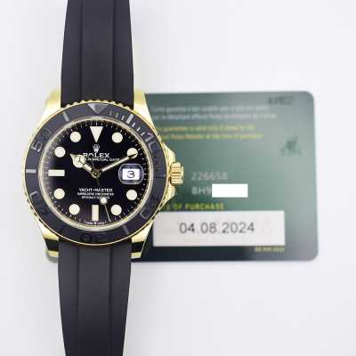 Rolex Yacht-Master 226658 Yellow Gold Professional Sailing Excellent Condition