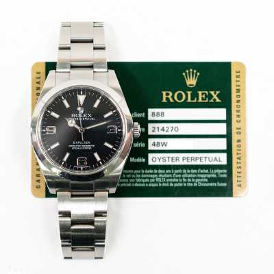 Rolex 214270 Steel Black Adventure Innovation Excellence Excellent Condition