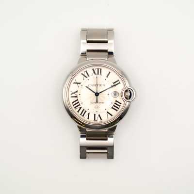 Cartier Ballon Bleu WSBB0016 Steel Balloon Crown Excellent Condition