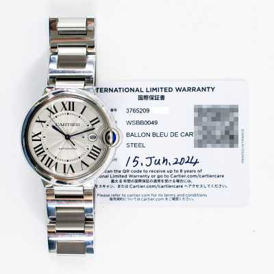Cartier WSBB0049 42mm Steel Silver Roman