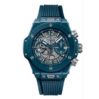 Hublot Big Bang 441.ES.5121.RX Ceramic Blue Unico Swiss Innovation Excellent Condition
