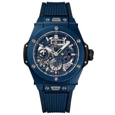 Hublot Big Bang 414.EX.5123.RX Ceramic Blue Meca-10 Watch New