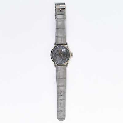 Lange 181.038 Lange 1 white gold 36.8mm manual-winding grey dial preowned Saxon excellence