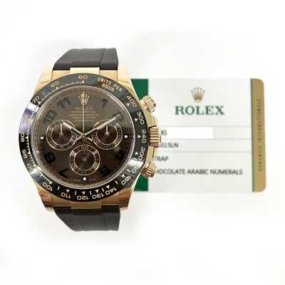 Rolex Daytona Rose Gold with Rubber Strap Ref. 116515LN