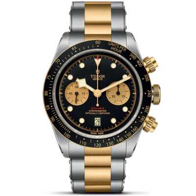 Tudor Black Bay Chrono M79363N-0001 Steel Gold Chronograph Watch New