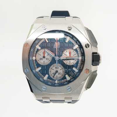 Audemars Piguet Royal Oak Offshore 43mm titanium blue octagonal chronograph preowned