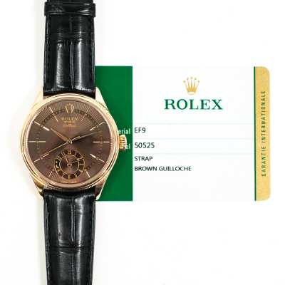 Rolex Cellini 50525 Rose Gold Dress Watch Excellence Preowned