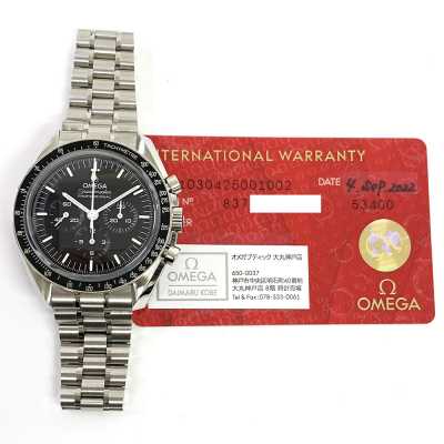 Omega Speedmaster Moonwatch Professional 42mm steel watch 