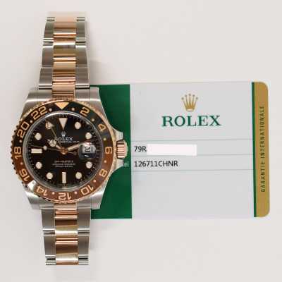 Rolex GMT-Master II 126711CHNR Root Beer 40mm Everose Rolesor brown black Oyster preowned