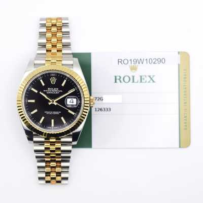 Rolex Datejust 126333 Steel Gold Contemporary Luxury Excellent Condition