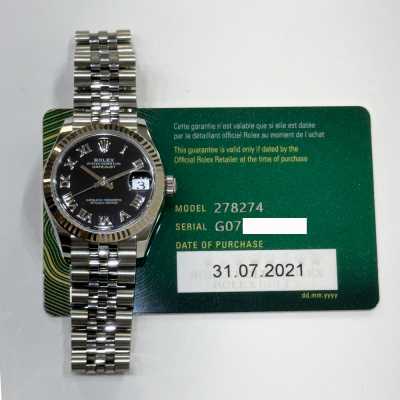 Datejust 31mm Steel and White Gold