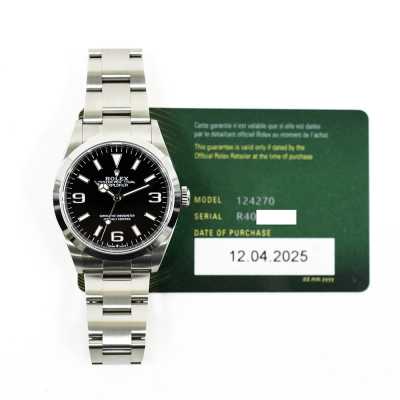 Rolex Explorer 124270 Steel Professional Explorer Like New Condition
